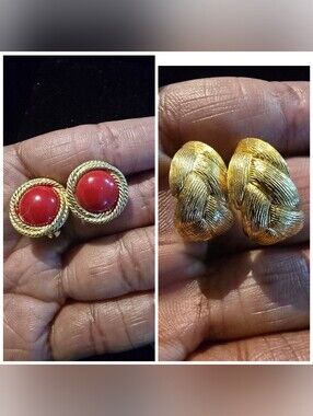 Classic Vintage Napier Earring Bundle - Two for One